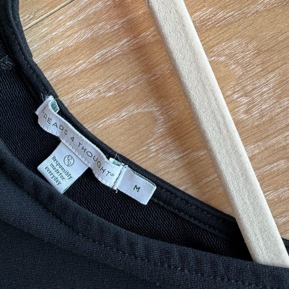 Threads 4 Thought cotton black pantsuit medium - Picture 2 of 2